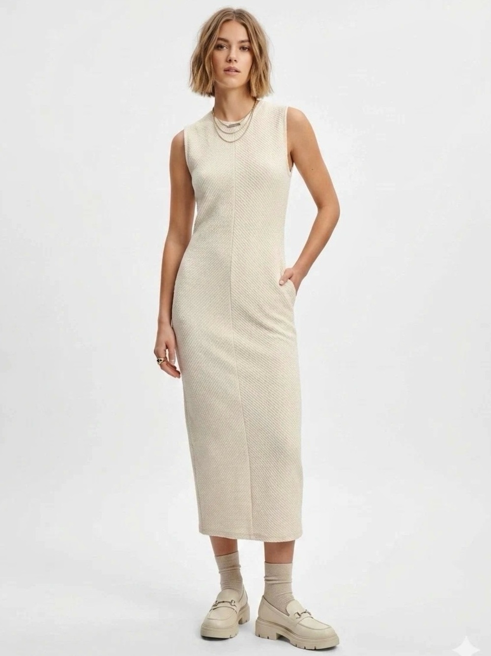 RAG & BONE RIBBED MAXI DRESS